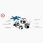 Joseph Joseph Space Steel 3-Piece Saucepan Set with Folding Handle in Stainless Steel, , large