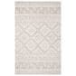 Safavieh Micro-Loop 5" x 8" Dark Gray and Ivory Area Rug, , large