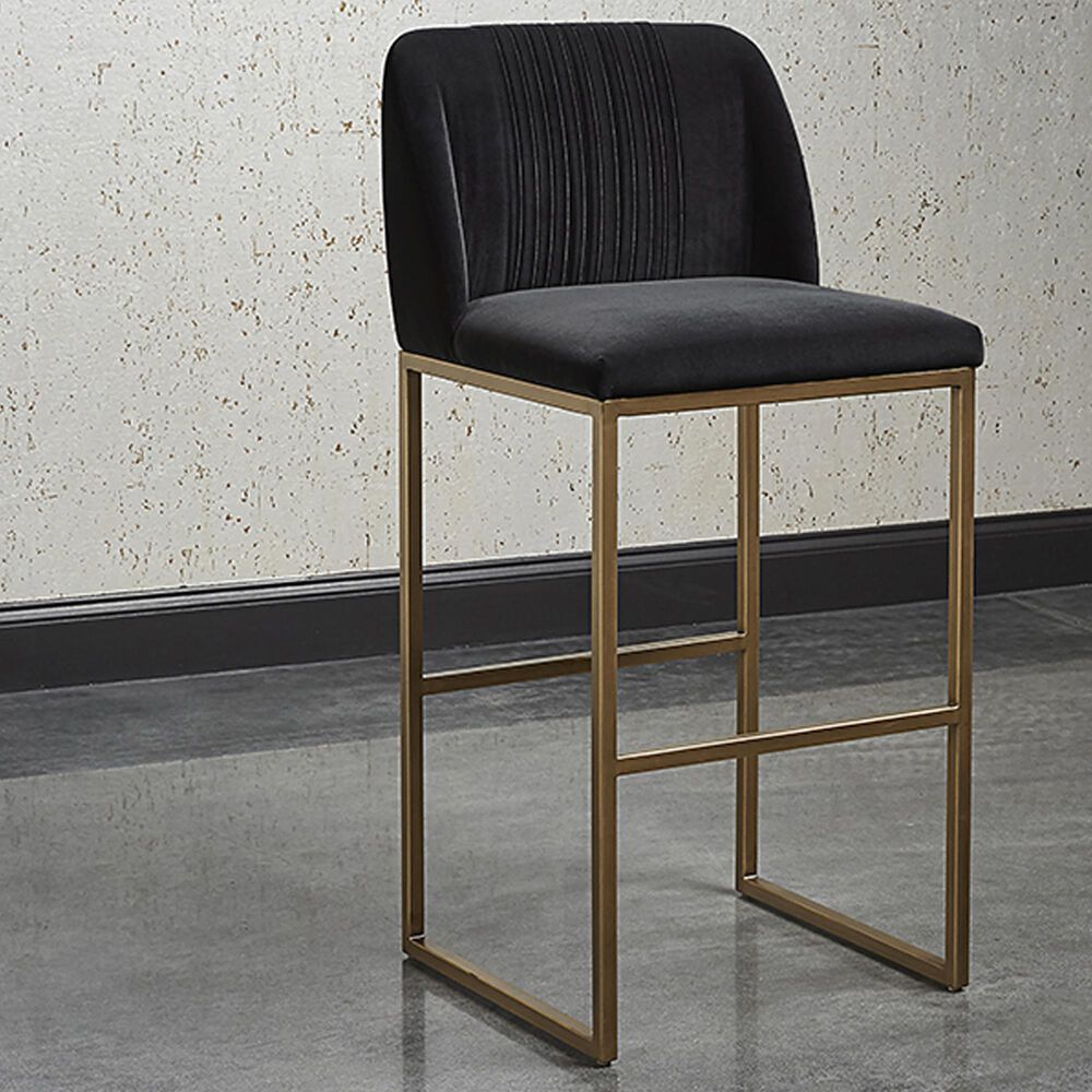 37B Nevin Barstool with Shadow Gray Cushion, , large