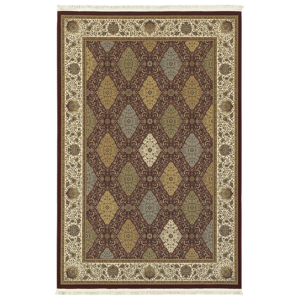 Oriental Weavers Masterpiece 530M 9"10" x 12"10" Brown Area Rug, , large