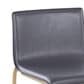 Lumisource Mara Counter Stool with Grey Cushion in Gold (Set of 2), , large