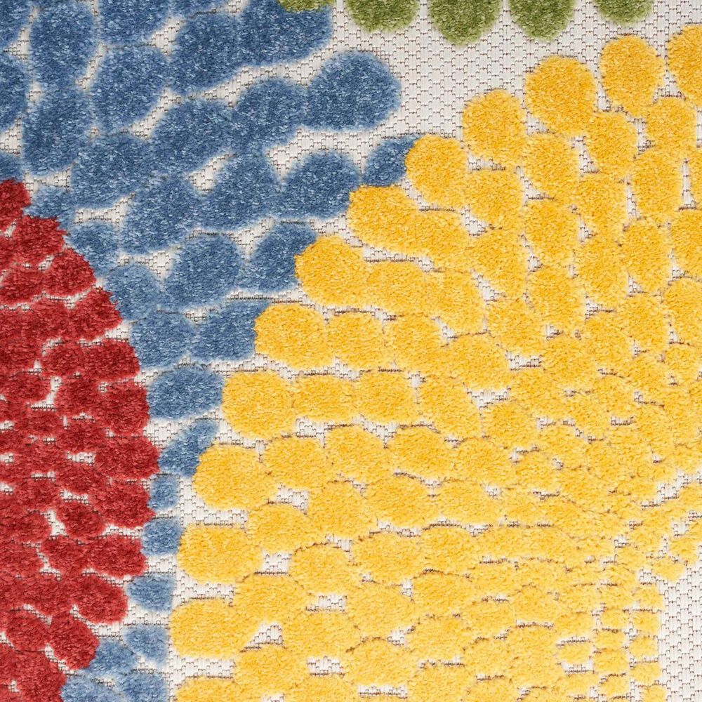 Nourison Aloha Geometric 3&#39;6&quot; x 5&#39;6&quot; Multicolor Indoor/Outdoor Area Rug, , large