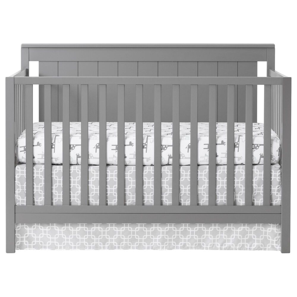 Oxford Baby Lazio 4-In-1 Convertible Crib in Dove Gray, , large