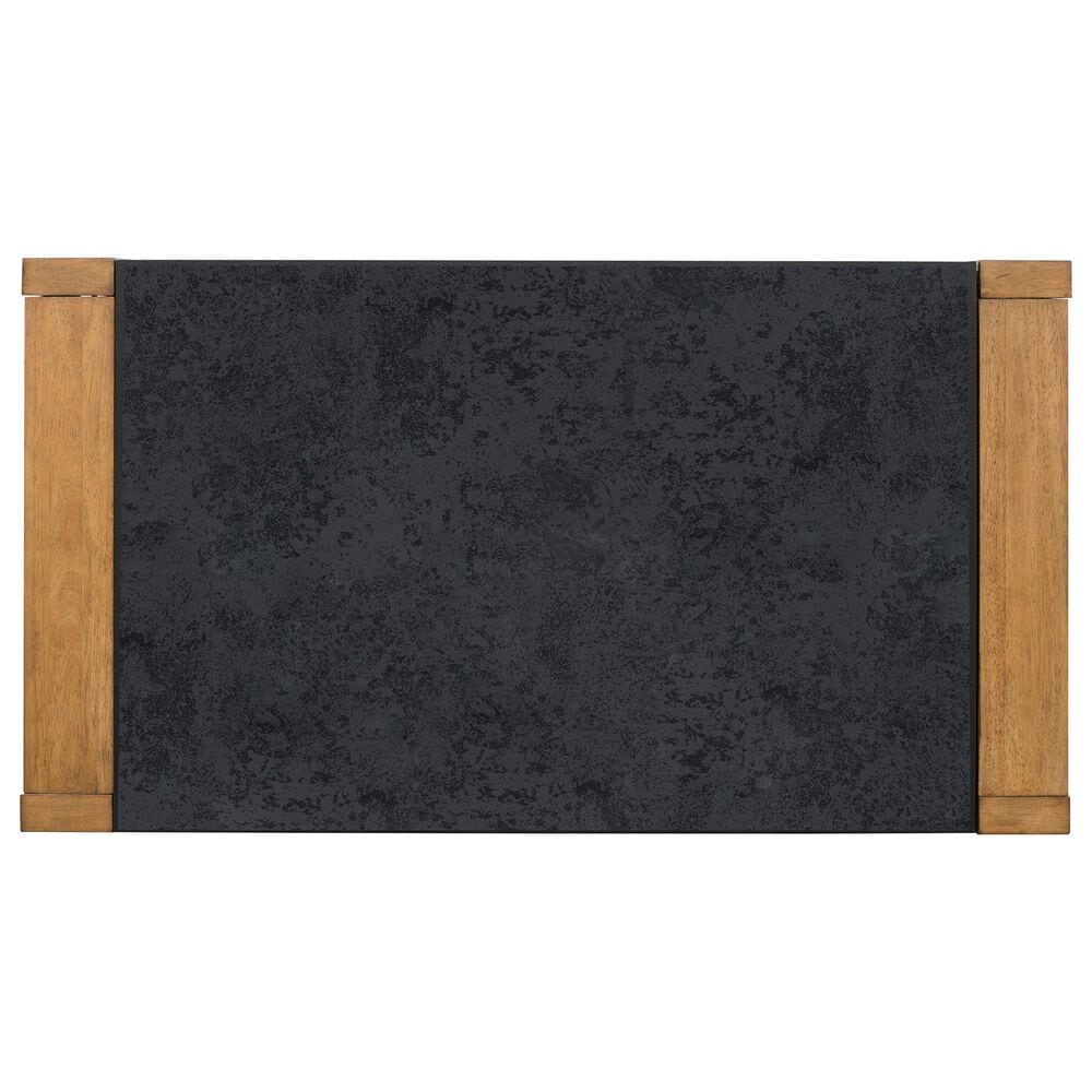 Ashley Quentina End Table in Natural and Black, , large