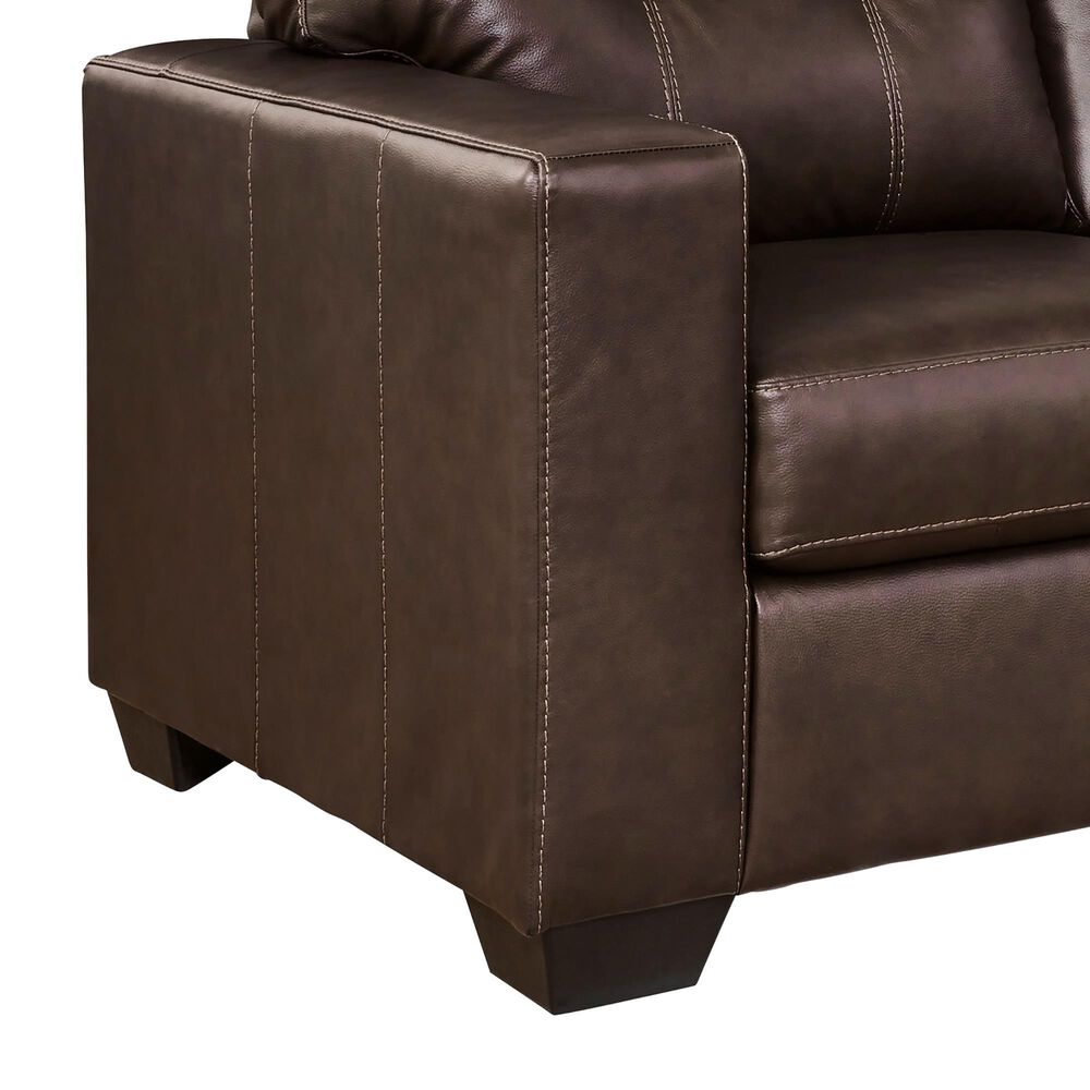 Ashley Santorine Stationary Queen Sofa Sleeper in Dark Brown, , large
