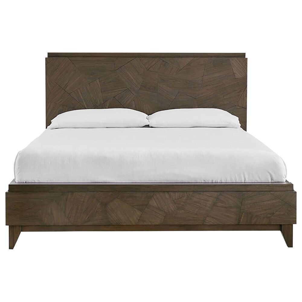 Urban Home Broderick Queen Bed in Wild Oats Brown, , large