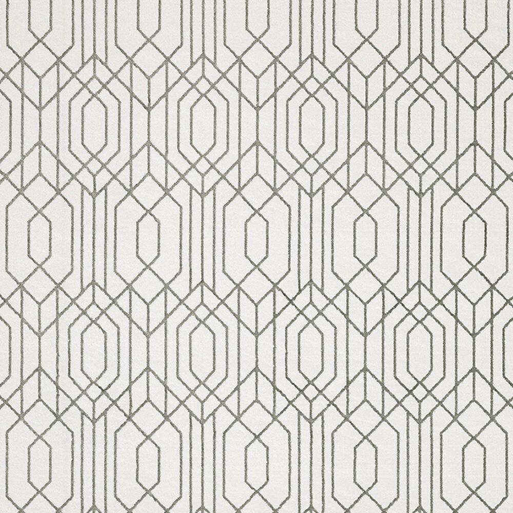 Oriental Weavers Montecito Geometric 2&#39;3&quot; x 7&#39;6&quot; White Runner, , large