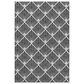 Dalyn Rug Company The Reserve TR9 Black 10" x 14" Indoor/Outdoor Area Rug, , large