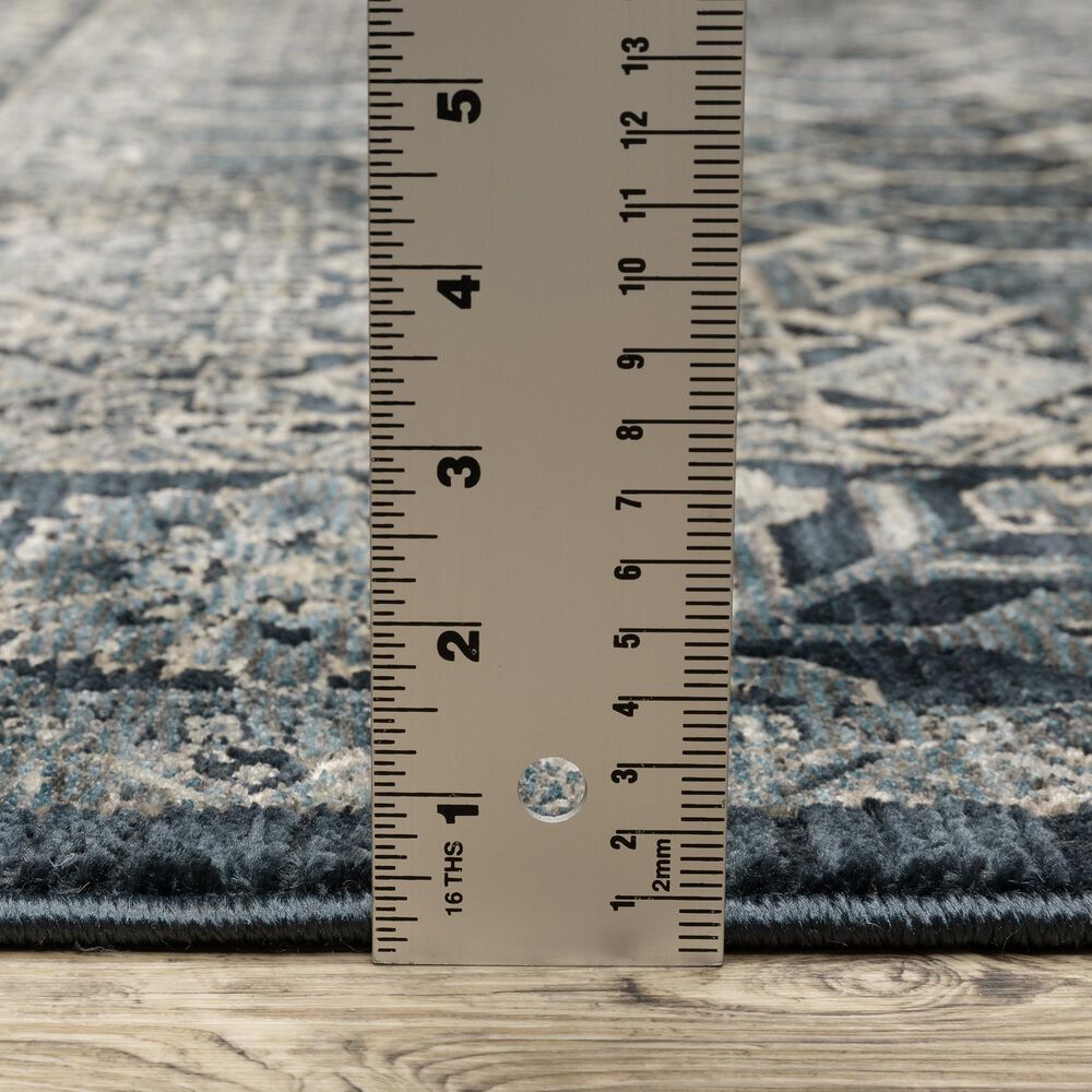 Oriental Weavers Capella Blue and Ivory 7&#39;10&quot; x 10&#39;10&quot; Area Rug, , large