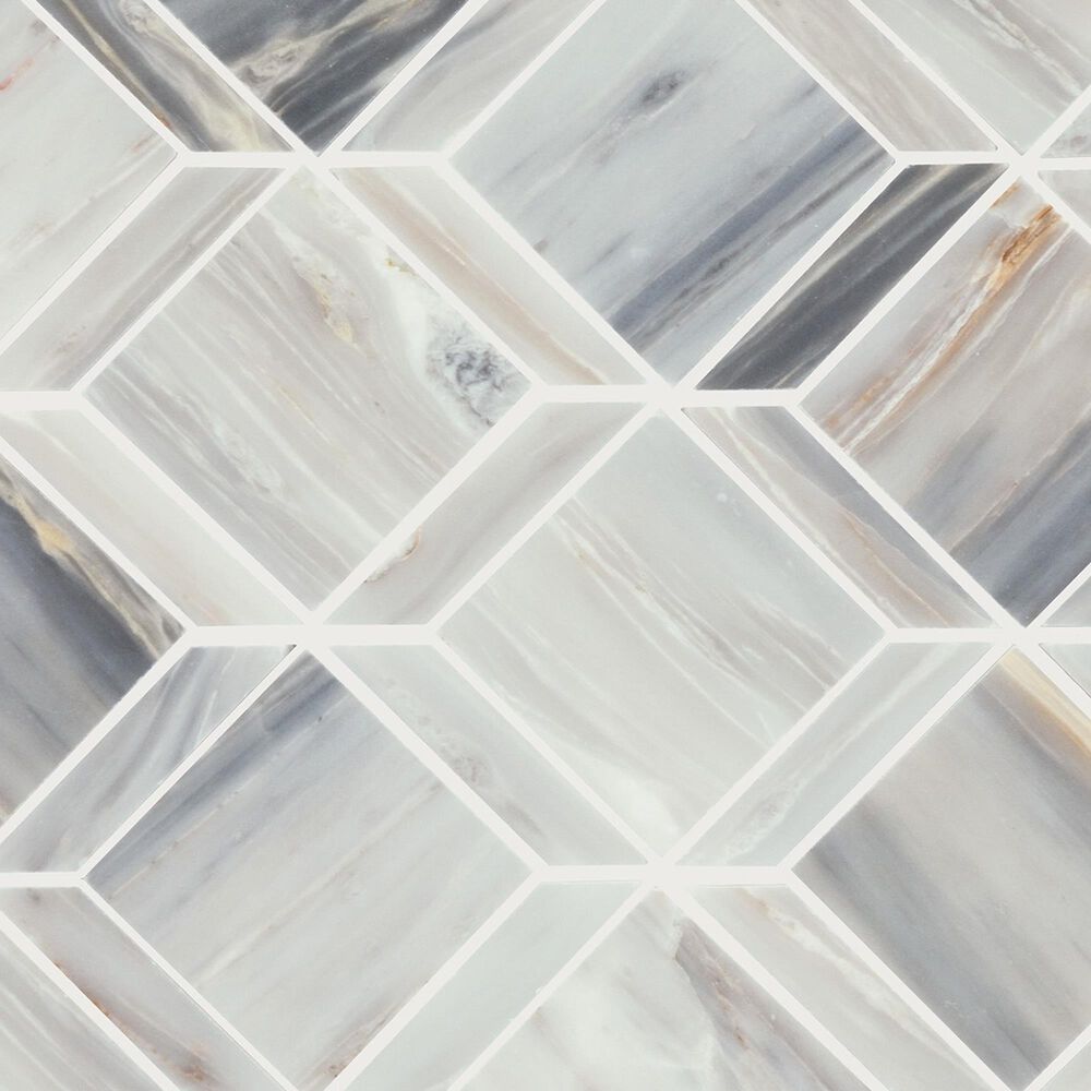 Dal-Tile Gamma Azure 12&#39;&#39; X 12&#39;&#39; BALANCE XL Natural Stone Mosaic Sheet, , large