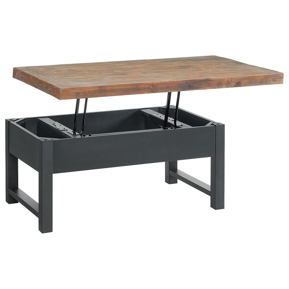 Timberlake Pomona Occasional Table Set in Black and Natural &#40;Set of 4&#41;, , large