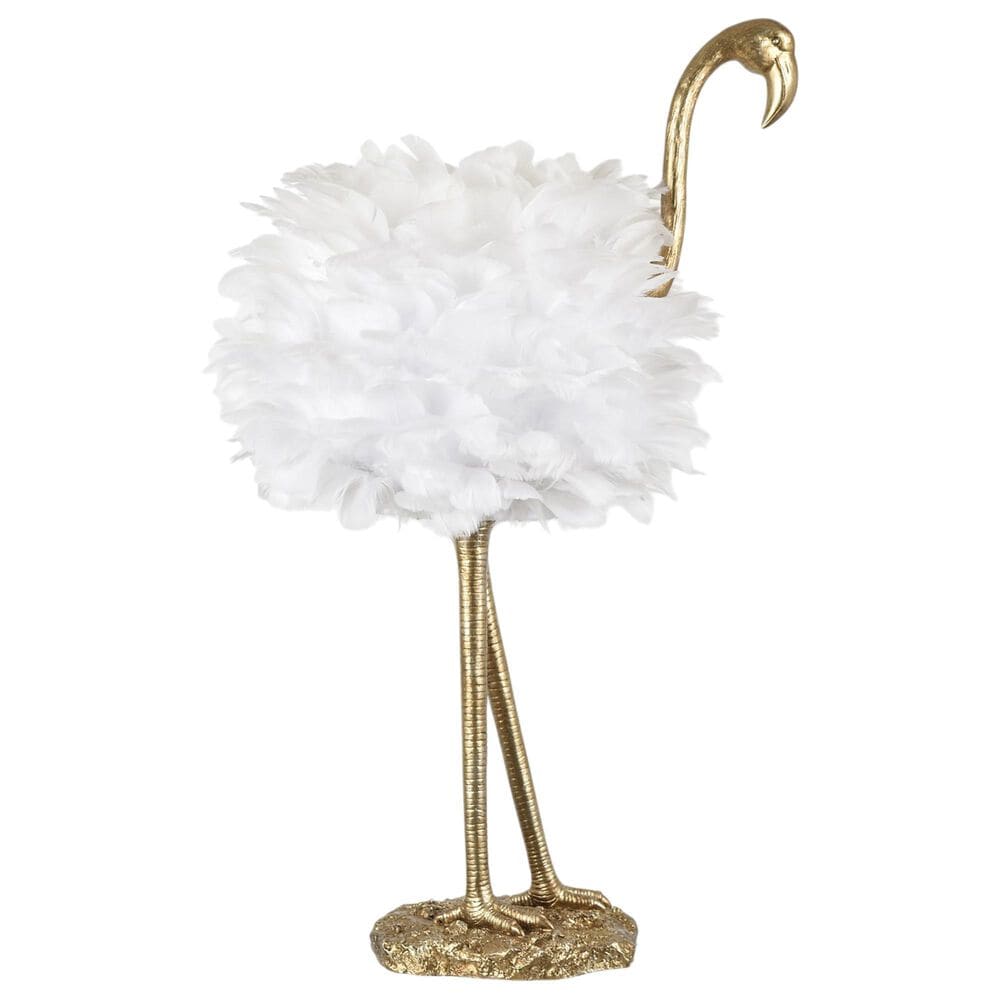 Slatehouse 29.5" Flamingo Table Lamp in Gold, , large