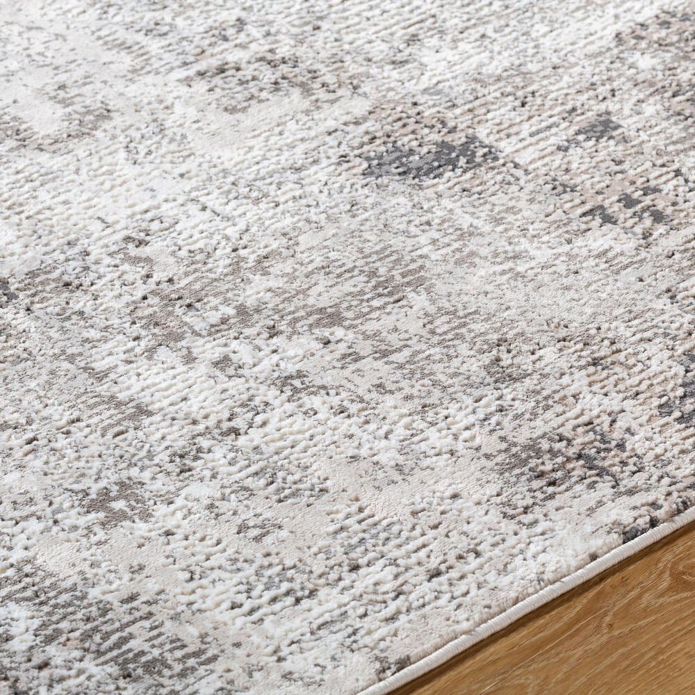 Surya Alder 6&#39;4&quot; x 9&#39; Taupe, Charcoal, Cream, Tan, Ivory, Gray and Light Slate Area Rug, , large