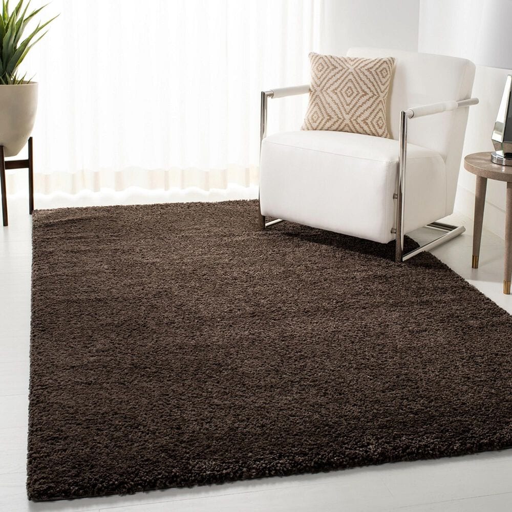 Safavieh August Shag 6&#39; x 9&#39; Brown Area Rug, , large