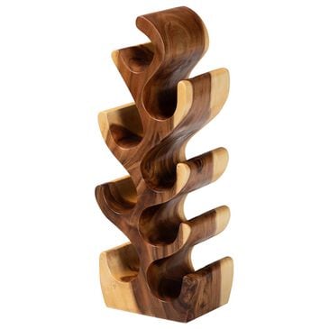Baxton Studio Matana 8-Bottle Capacity Countertop Wine Rack in Natural, , large