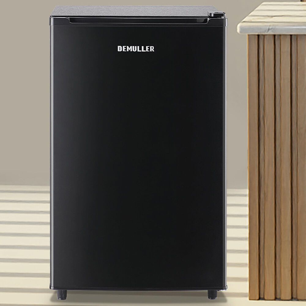 HOMLUX 3.2 Cu. Ft. Single Door Upright Freezer in Black, , large