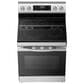 Midea 30" Freestanding Electric Range with 5 Burners and Air Fry in Stainless Steel, , large