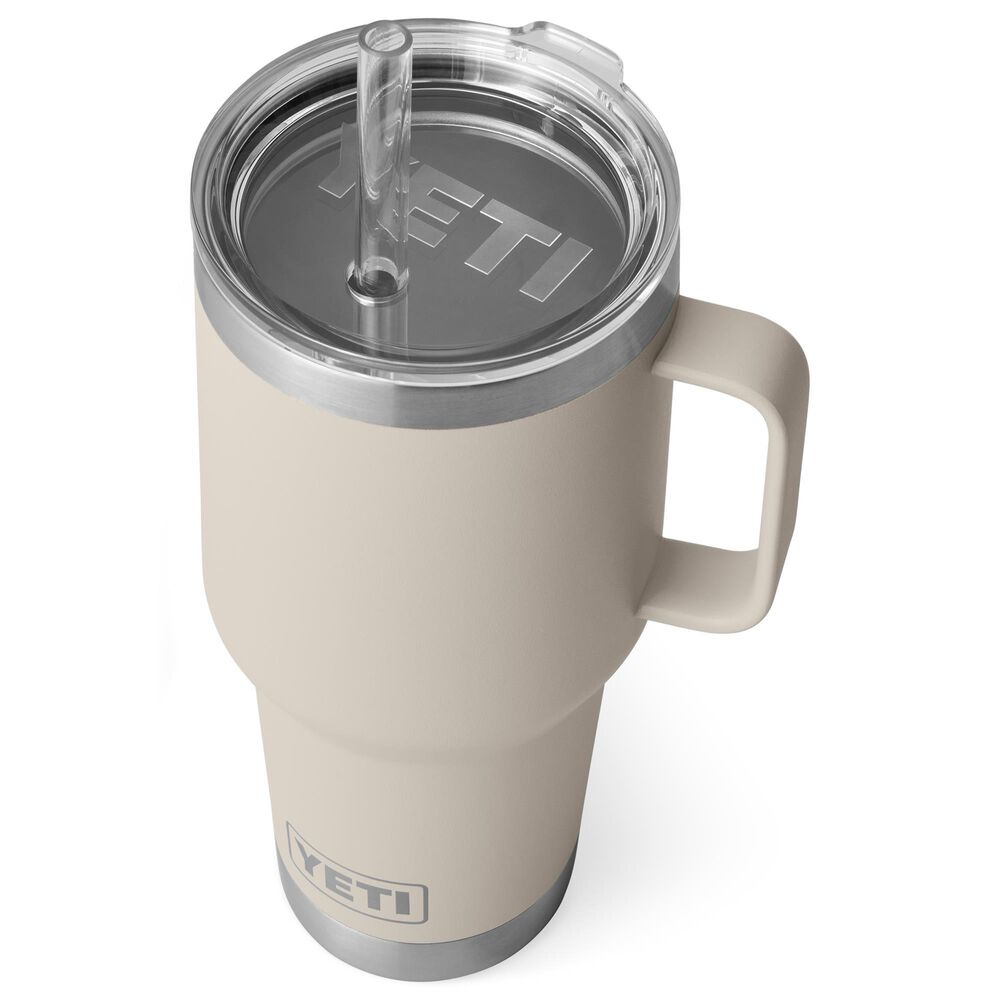 YETI Rambler 35 Oz Straw Mug with Straw Lid in Cape Taupe, , large