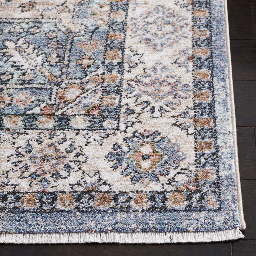 Safavieh Jasmine 2&#39;2&quot; x 9&#39; Blue and Grey Runner, , large