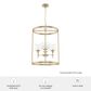 Hunter Xidane 4-Light Foyer Lantern in Alturas Gold, , large