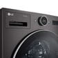 LG 5 Cu. Ft. Front Load Washer with 25 Wash Cycles and 7.4 Cu. Ft. Gas Dryer Laundry Pair in Black Steel, , large