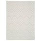 Nourison Versatile 8" x 10" Ivory and White Indoor/Outdoor Area Rug, , large