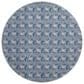 Dalyn Rug Company Soft Essentials Chevron Denim 8" Round Area Rug, , large