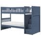 Homelegance Twin/Twin Step Bunk Bed, , large