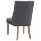 Linon Home Decor Adler Side Chair with Neutral Fabric Cushion in Natural, , large