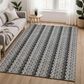 Dalyn Rug Company Kenner KN3 Black 8" x 10" Area Rug, , large