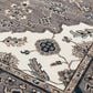 RIZZY Historia 6" x 9" Gray and Ivory Area Rug, , large