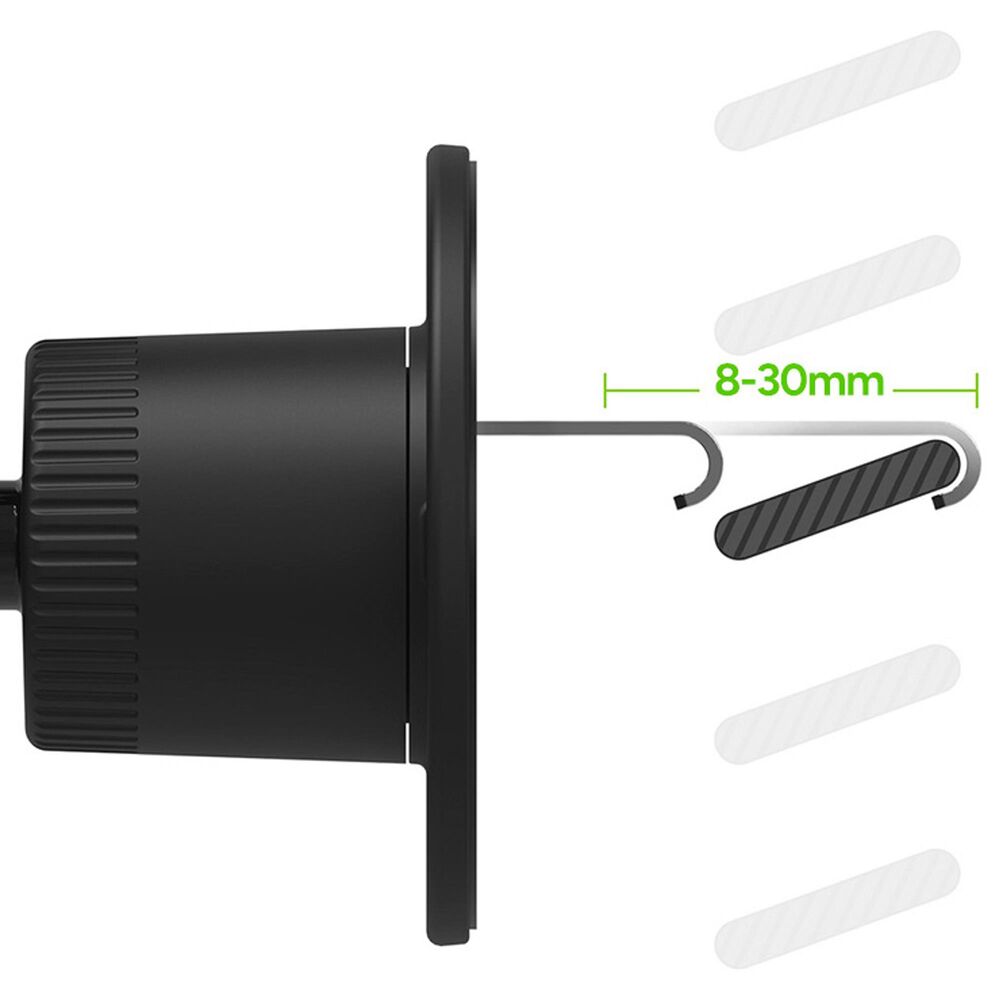 Mophie 15W Snap Plus Wireless Charging Car Vent Mount in Black, , large