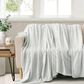 Jacquard Full/Queen Blanket in Grey, , large