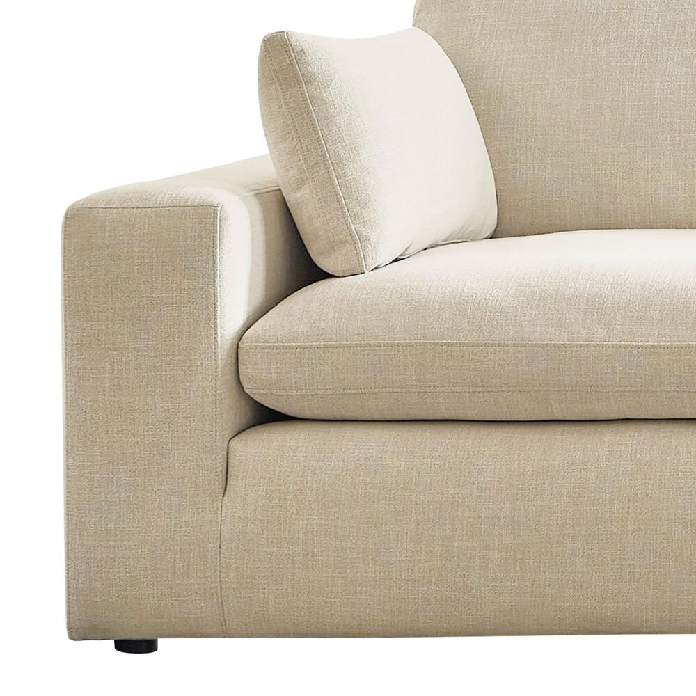 Ashley Elyza 3-Piece Right Facing Sectional with Chaise in Linen, , large