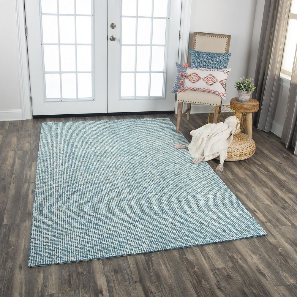 RIZZY Brindleton 3&#39; x 5&#39; Teal Area Rug, , large