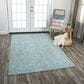 RIZZY Brindleton 3" x 5" Teal Area Rug, , large