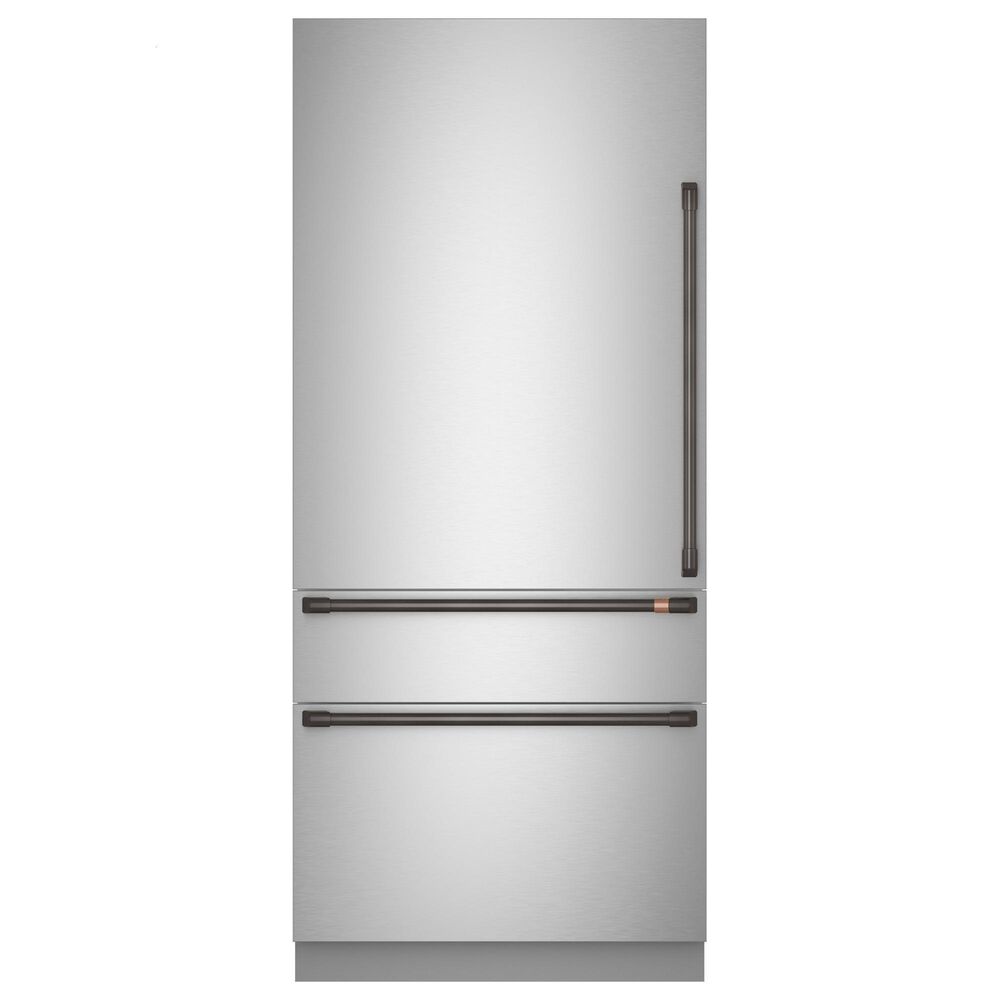 Cafe Handle Kit for Bottom-Freezer Refrigerators in Brushed Black, , large