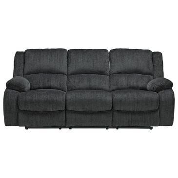 Ashley Draycoll Manual Reclining Sofa in Slate, , large