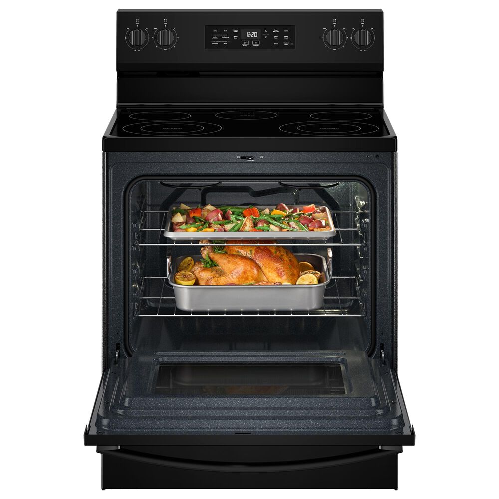 Whirlpool 5.3 Cu. Ft. Freestanding Electric Range in Black, , large