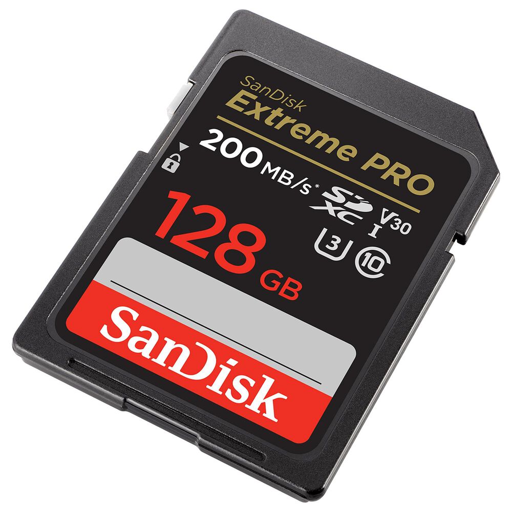 Sandisk 128GB Extreme PRO UHS-I SDXC Memory Card, , large