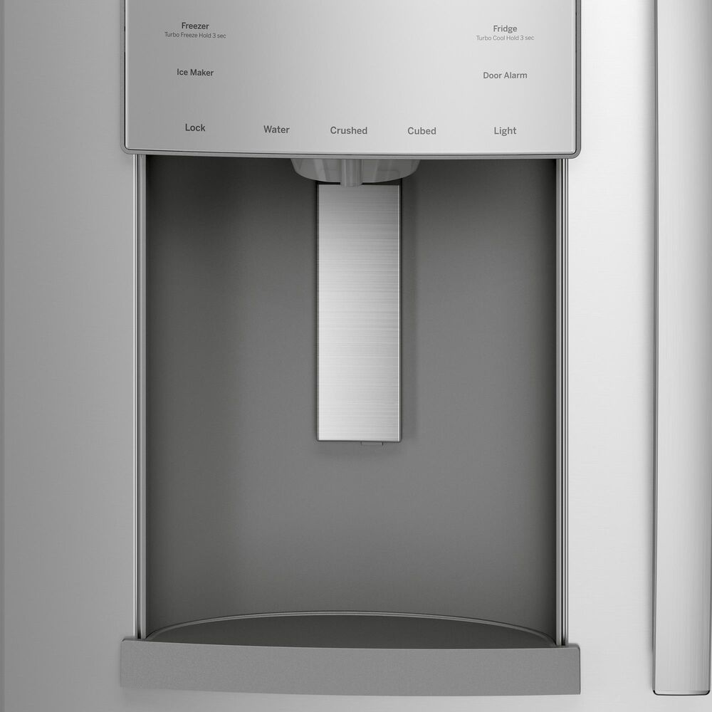 GE Appliances 22.1 Cu. Ft. Counter-Depth French-Door Refrigerator in Fingerprint Resistant Stainless Steel, , large