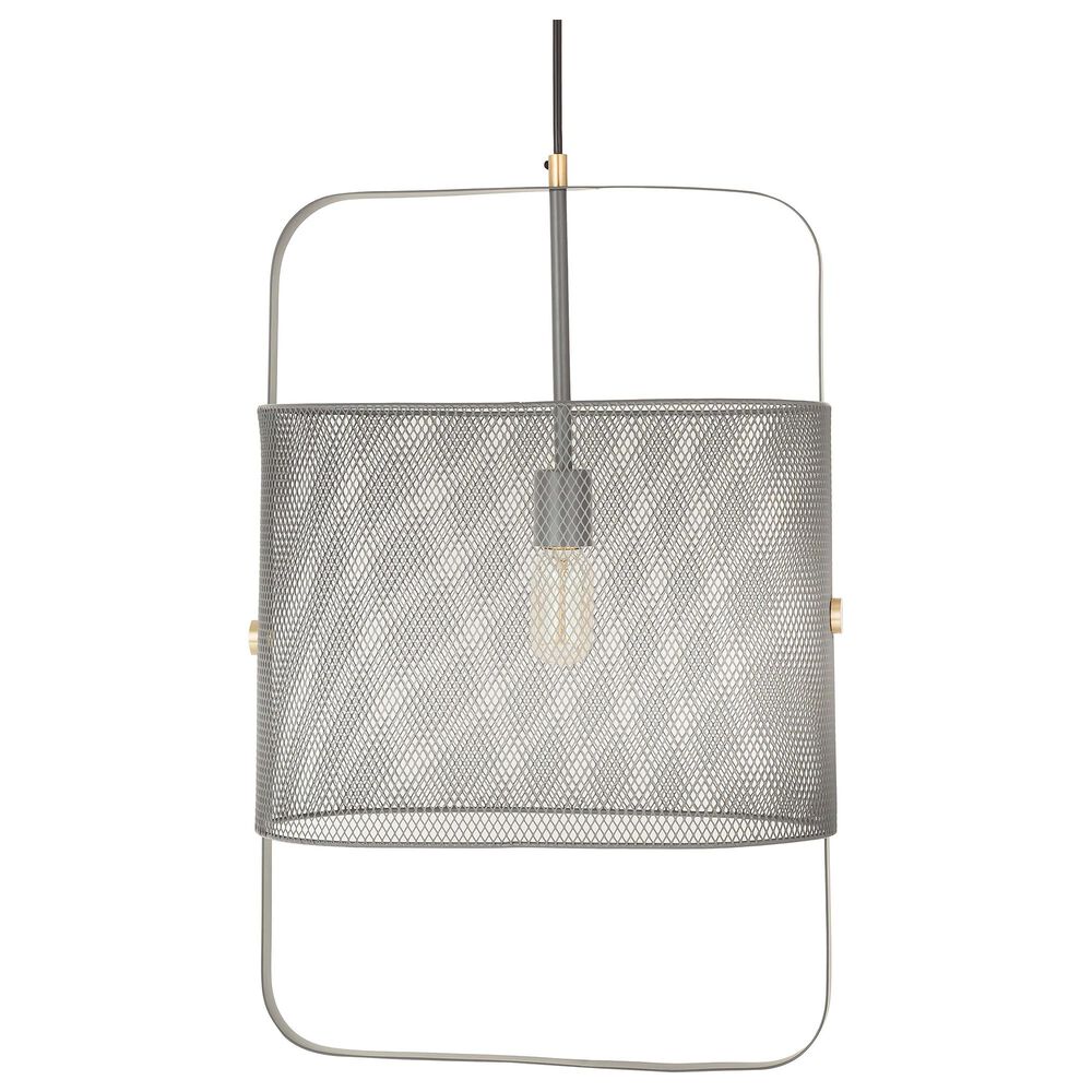 Tov Furniture Klaus Large Pendant in Grey, , large