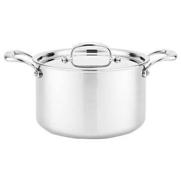 Heritage Steel 5-Quart Sauce Pot with Lid in Stainless Steel, , large