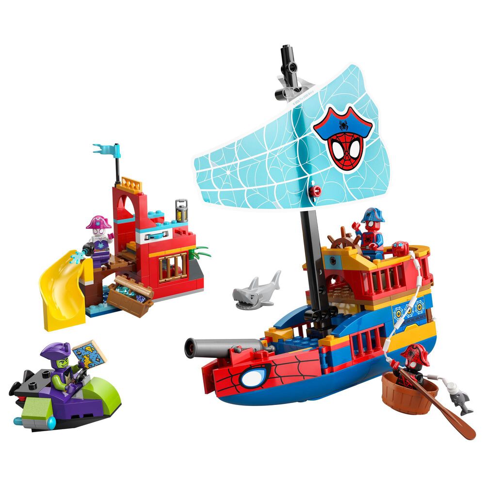 LEGO Marvel Pirate Ship of Spidey"s Team Building Set, , large