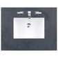 James Martin Vanities Bristol 36" Single Bathroom Vanity in Bright White with 3 cm Charcoal Soapstone Quartz Top and Rectangular Sink, , large