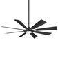 Minka-Aire Future 65" Indoor/Outdoor Ceiling Fan with LED Light in Coal, , large