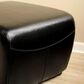 Baxton Studio Mendozza Ottoman in Black, , large