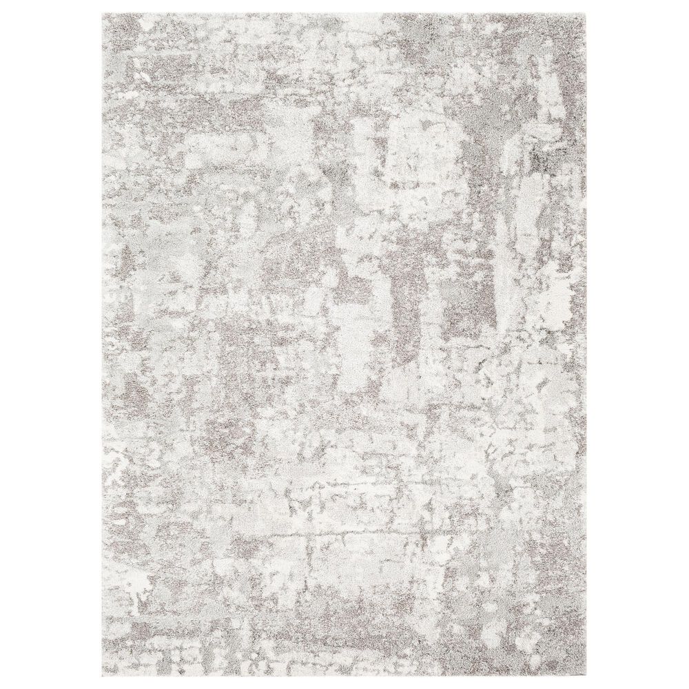 Surya Venice 8"10" x 12"4" Medium Gray, Ivory and Black Area Rug, , large