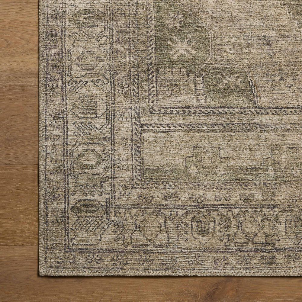 Amber Lewis x Loloi Cambria Sand and Olive 3'6" x 5'6" Area Rug, , large