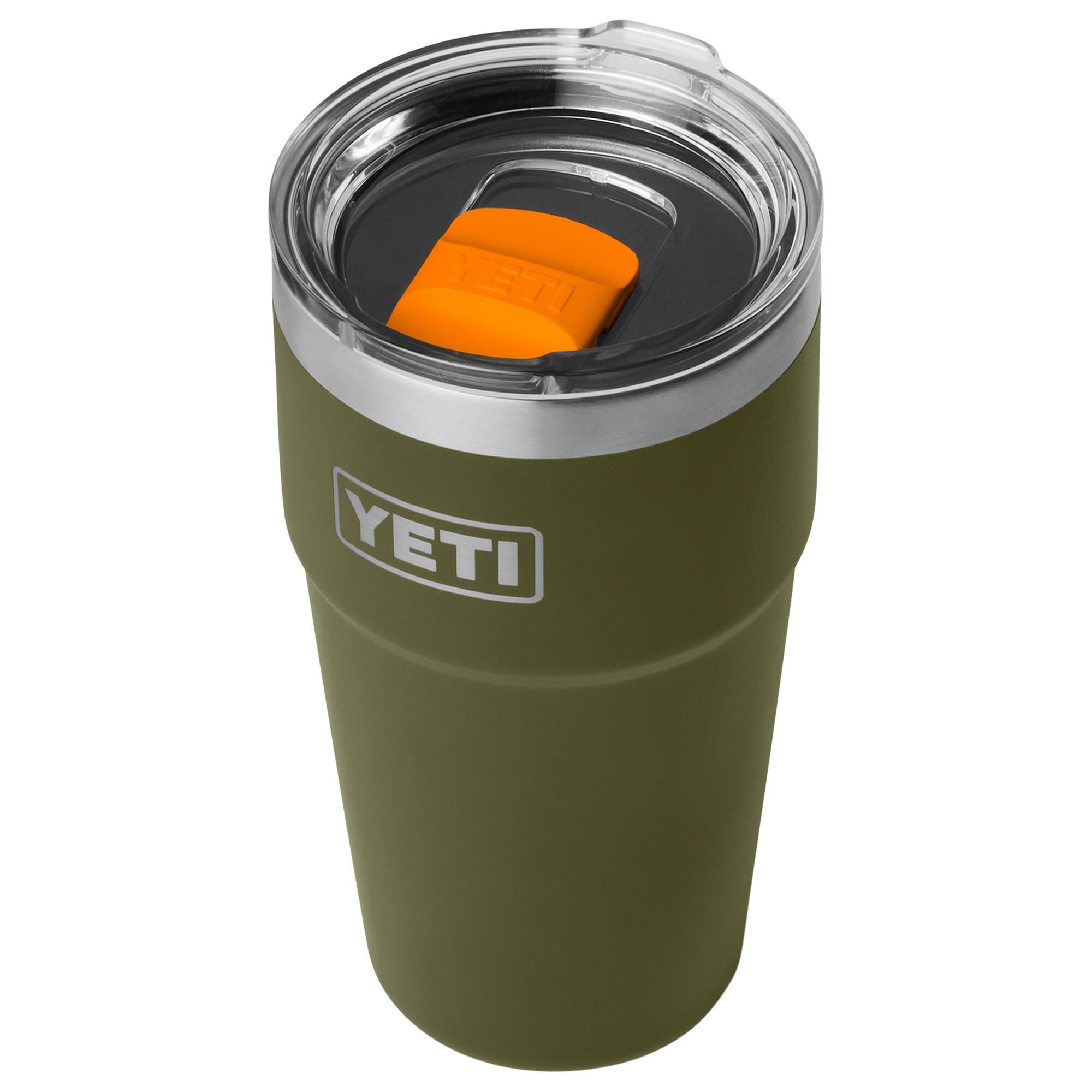 オリーブ YETI Rambler 20 Oz Stackable Cup with Color-Blocked MagSlider Lid